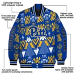 personalized-pittsburgh-panthers-pyramid-shapes-royal-blue-varsity-jacket-best-selling.webp