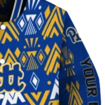 personalized-pittsburgh-panthers-pyramid-shapes-royal-blue-varsity-jacket-best-selling.webp
