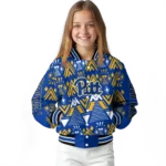personalized-pittsburgh-panthers-pyramid-shapes-royal-blue-varsity-jacket-best-selling.webp