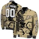 personalized-purdue-boilermakers-hexagon-cluster-gold-black-varsity-jacket-best-selling.webp