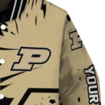 personalized-purdue-boilermakers-hexagon-cluster-gold-black-varsity-jacket-best-selling.webp