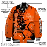 personalized-sam-houston-bearkats-hexagon-cluster-orange-black-varsity-jacket-best-selling.webp