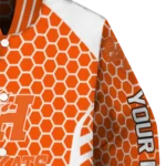 personalized-sam-houston-bearkats-hexagon-grid-orange-varsity-jacket-best-selling.webp