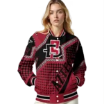 personalized-san-diego-state-aztecs-star-burst-red-varsity-jacket-best-selling.webp