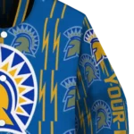 personalized-san-jose-state-spartans-bolt-stripe-blue-varsity-jacket-best-selling.webp