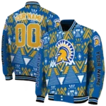 personalized-san-jose-state-spartans-pyramid-shapes-blue-varsity-jacket-best-selling.webp