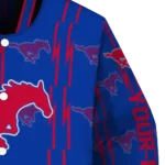 personalized-smu-mustangs-bolt-stripe-blue-varsity-jacket-best-selling.webp