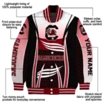 personalized-south-carolina-gamecocks-mesh-effect-garnet-black-varsity-jacket-best-selling.webp