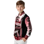 personalized-south-carolina-gamecocks-mesh-effect-garnet-black-varsity-jacket-best-selling.webp