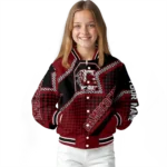 personalized-south-carolina-gamecocks-star-burst-garnet-varsity-jacket-best-selling.webp