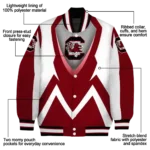personalized-south-carolina-gamecocks-v-stripes-garnet-white-varsity-jacket-best-selling.webp