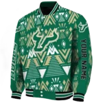 personalized-south-florida-bulls-pyramid-shapes-green-varsity-jacket-best-selling.webp