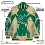 personalized-south-florida-bulls-spider-mark-green-gold-varsity-jacket-best-selling.webp