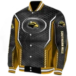 personalized-southern-miss-golden-eagles-power-plate-black-varsity-jacket-best-selling.webp