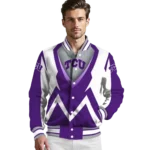 personalized-tcu-horned-frogs-v-stripes-purple-white-varsity-jacket-best-selling.webp