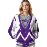personalized-tcu-horned-frogs-v-stripes-purple-white-varsity-jacket-best-selling.webp