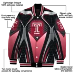 personalized-temple-owls-mesh-chest-silver-black-varsity-jacket-best-selling.webp