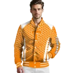 personalized-tennessee-volunteers-hexagon-grid-orange-varsity-jacket-best-selling.webp