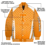 personalized-tennessee-volunteers-hexagon-grid-orange-varsity-jacket-best-selling.webp