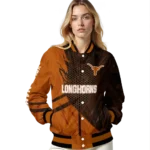 personalized-texas-longhorns-hexagon-mesh-orange-black-varsity-jacket-best-selling.webp