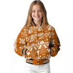 personalized-texas-longhorns-pyramid-shapes-orange-varsity-jacket-best-selling.webp