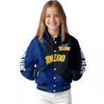 personalized-toledo-rockets-hexagon-mesh-blue-black-varsity-jacket-best-selling.webp