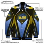 personalized-toledo-rockets-mesh-chest-gold-black-varsity-jacket-best-selling.webp