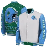personalized-tulane-green-wave-speckled-arms-green-gray-varsity-jacket-best-selling.webp