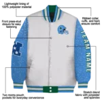 personalized-tulane-green-wave-speckled-arms-green-gray-varsity-jacket-best-selling.webp