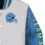 personalized-tulane-green-wave-speckled-arms-green-gray-varsity-jacket-best-selling.webp