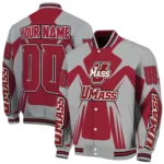 personalized-umass-minutemen-spider-mark-red-grey-varsity-jacket-best-selling.webp