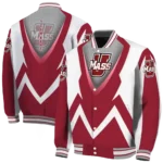 personalized-umass-minutemen-v-stripes-red-white-varsity-jacket-best-selling.webp