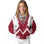 personalized-umass-minutemen-v-stripes-red-white-varsity-jacket-best-selling.webp