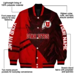 personalized-utah-utes-hexagon-mesh-red-black-varsity-jacket-best-selling.webp