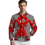personalized-utah-utes-spider-mark-red-gray-varsity-jacket-best-selling.webp