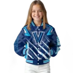 personalized-villanova-wildcats-chevron-angles-navy-varsity-jacket-best-selling.webp
