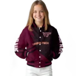 personalized-virginia-tech-hokies-hexagon-mesh-maroon-black-varsity-jacket-best-selling.webp