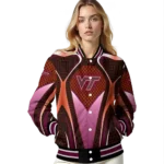 personalized-virginia-tech-hokies-mesh-chest-orange-black-varsity-jacket-best-selling.webp