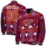 personalized-virginia-tech-hokies-pyramid-shapes-maroon-varsity-jacket-best-selling.webp