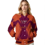 personalized-virginia-tech-hokies-spider-mark-maroon-orange-varsity-jacket-best-selling.webp