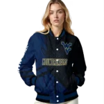 personalized-west-virginia-mountaineers-hexagon-mesh-blue-black-varsity-jacket-best-selling.webp