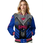 smu-mustangs-arrow-layer-blue-black-varsity-jacket-best-selling.webp