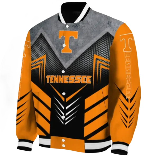 tennessee volunteers arrow layer orange black varsity jacket best selling