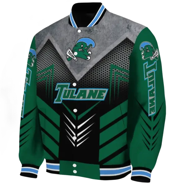 tulane green wave arrow layer green black varsity jacket best selling