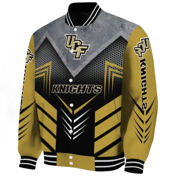 ucf knights arrow layer gold black varsity jacket best selling