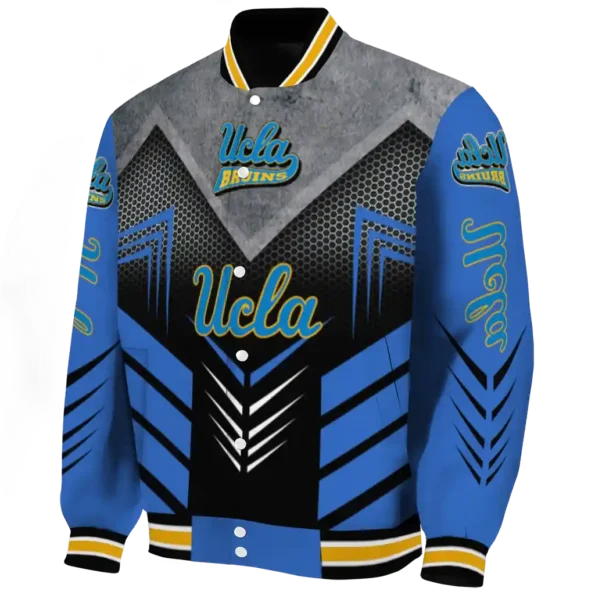 ucla bruins arrow layer blue black varsity jacket best selling