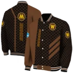 western-michigan-broncos-triple-side-stripes-brown-black-varsity-jacket-best-selling.webp
