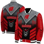 wisconsin-badgers-arrow-layer-red-black-varsity-jacket-best-selling.webp