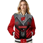wisconsin-badgers-arrow-layer-red-black-varsity-jacket-best-selling.webp