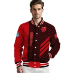 wisconsin-badgers-triple-side-stripes-red-black-varsity-jacket-best-selling.webp